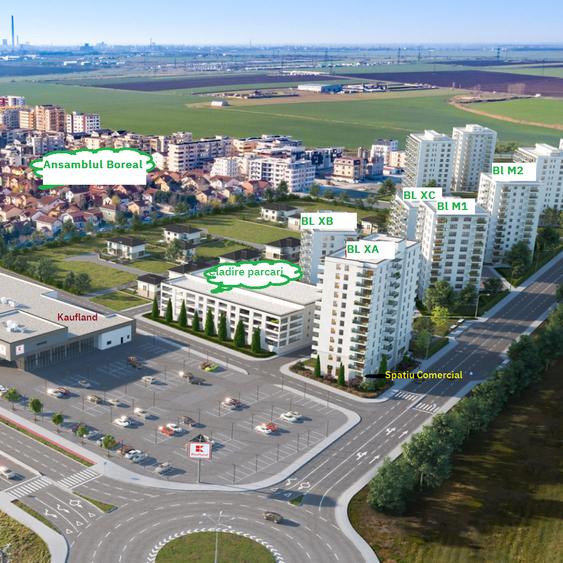 Spațiu comercial, de 114.59999847412 mp, în Boreal