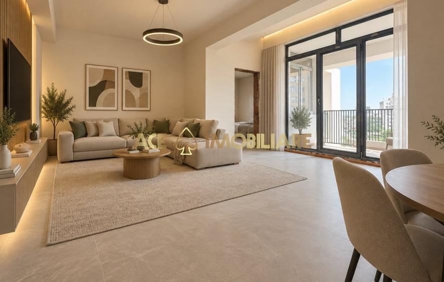 Apartament cu 3 camere decomandat, mobilat în Ștefan cel Mare