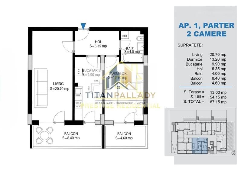 2 Camere / 67mp / Titan-Pallady / Premium / Parter - 1