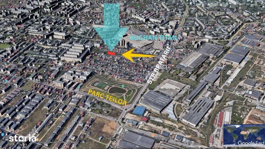 Teren De Vanzare Ozana - Titan Auchan. Construibil Locuinte. - 3