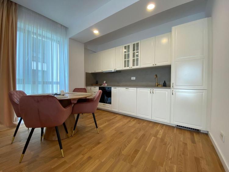 Apartament cu 2 camere semidecomandat, mobilat în Pipera