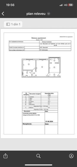 Apartament cu 2 camere în Central