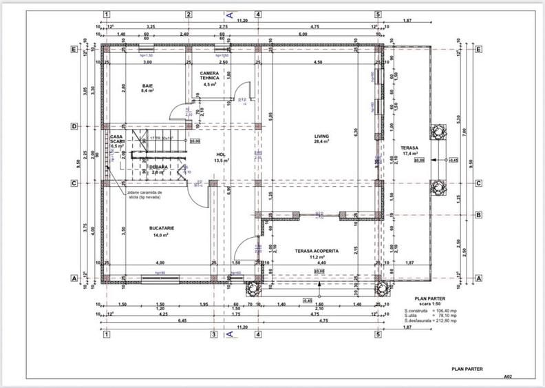 Casă cu 4 camere cu Teren 406 Mp în Ulmi