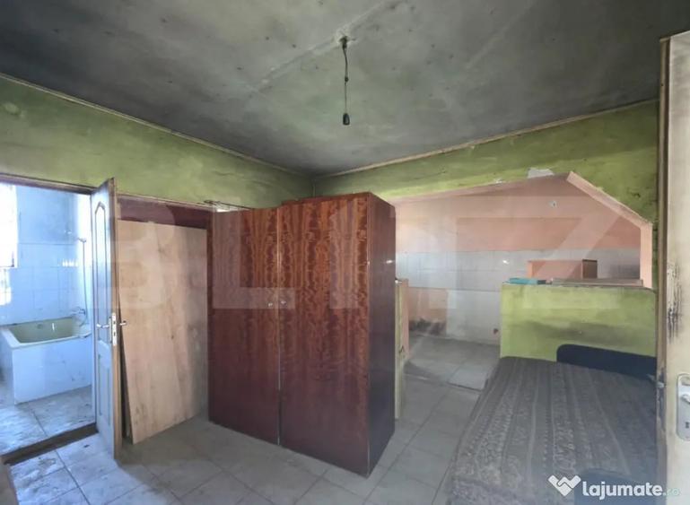 Casă cu 2 camere cu Teren 3043 Mp în Păulești