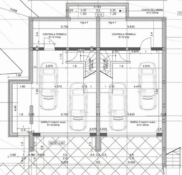Duplex cu 4 camere cu Canalizare în Dâmbul Rotund