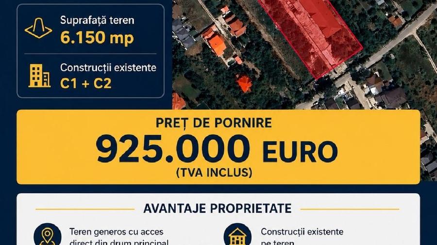 Spațiu industrial, în Clinceni