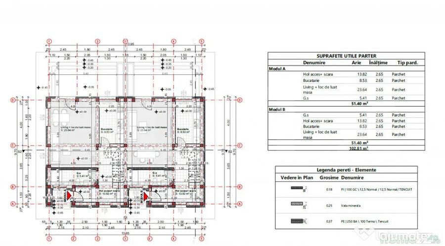 Casă cu 4 camere cu Teren 229 Mp în Aleea Tudor Neculai