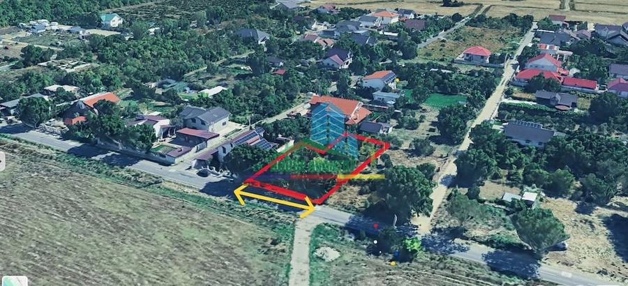 Teren de 1000 mp, în Vest
