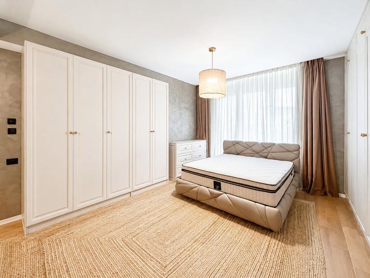 Apartament cu 3 camere semidecomandat, mobilat în Herăstrău