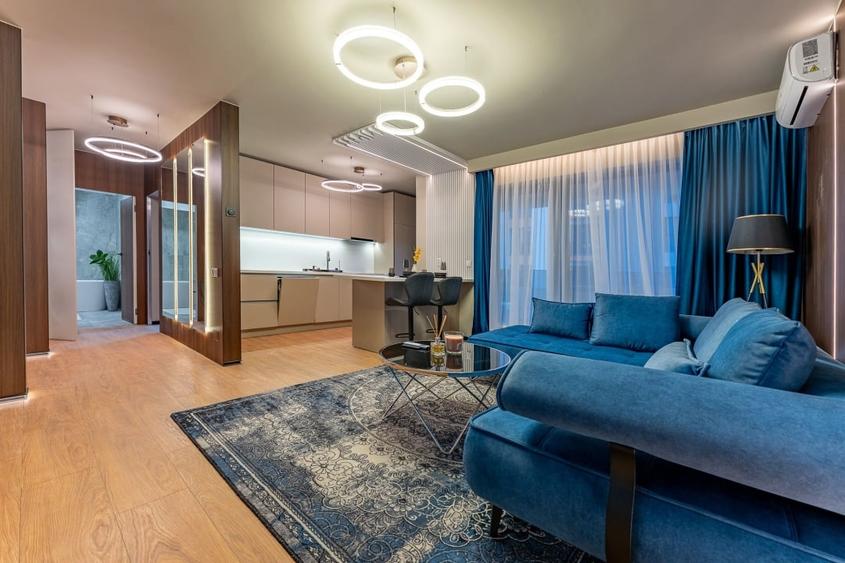 Apartament cu 2 camere, mobilat în Între Lacuri