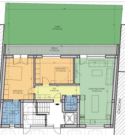 Apartament cu 3 camere în Mihai Bravu