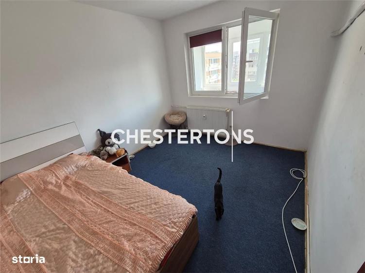 Apartament cu 2 camere semidecomandat în Veteranilor