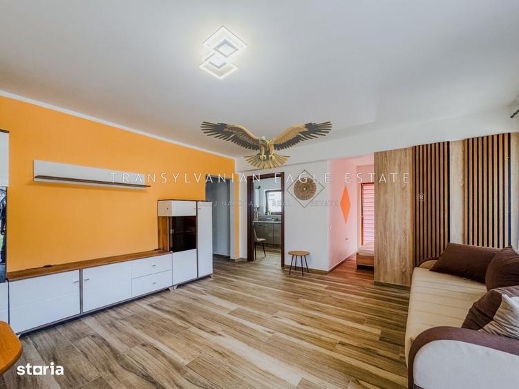 Apartament cu 2 camere semidecomandat în Borhanci