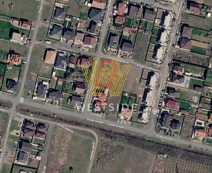 Teren Construcții intravilan de 822 mp, în Moșnița Nouă