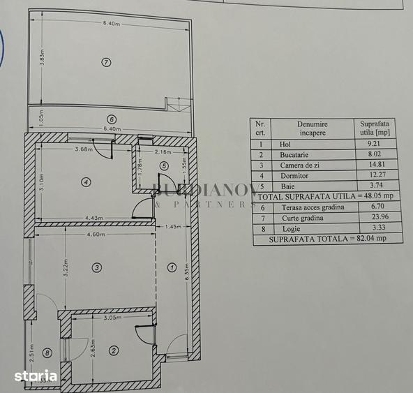Apartament cu 2 camere în Titan