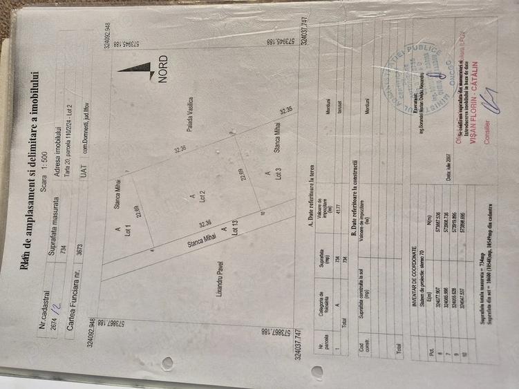 Teren de 880 mp, în Domnești