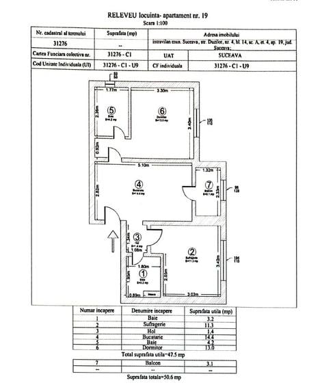 APARTAMENT 3 CAMERE, 2 BAI, CENTRALA PROPRIE - 12