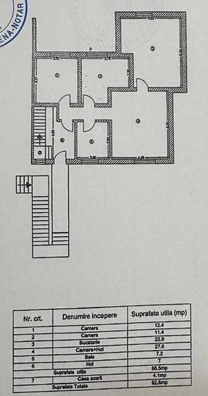 Apartament cu 3 camere decomandat în Valea Adâncă