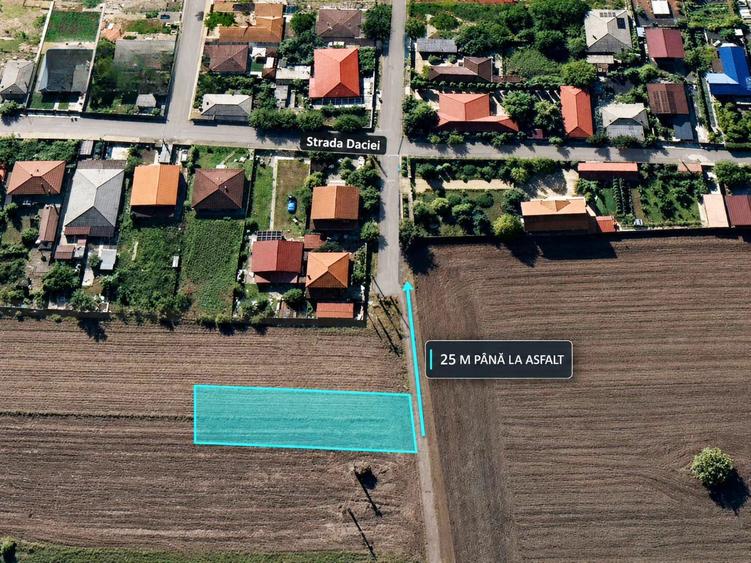 Teren intravilan de 700 mp, în Valu lui Traian