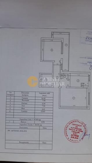 Apartament cu 2 camere decomandat, mobilat în Bd. Independenței