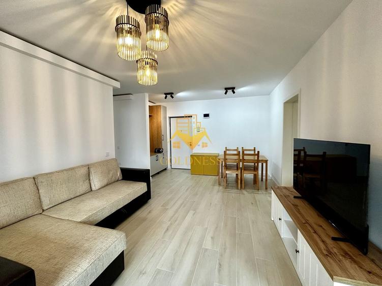 Apartament cu 2 camere semidecomandat, mobilat în Florești