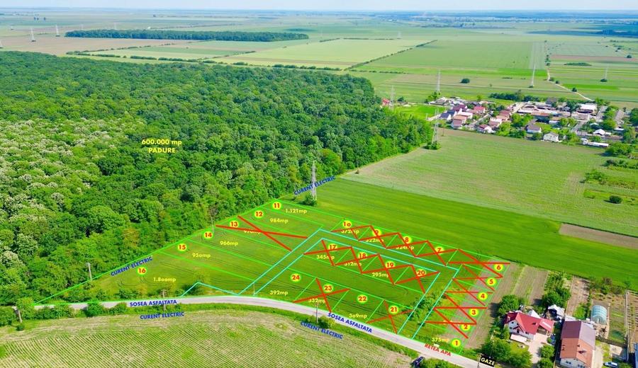 Teren Construcții intravilan de 417 mp, în Valea Călugărească
