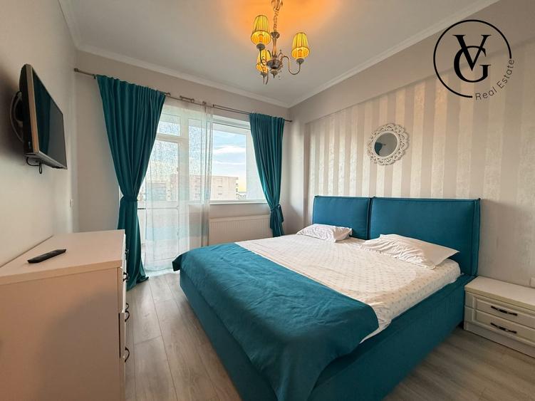 Apartament cu 2 camere semidecomandat, mobilat în Mamaia-Sat