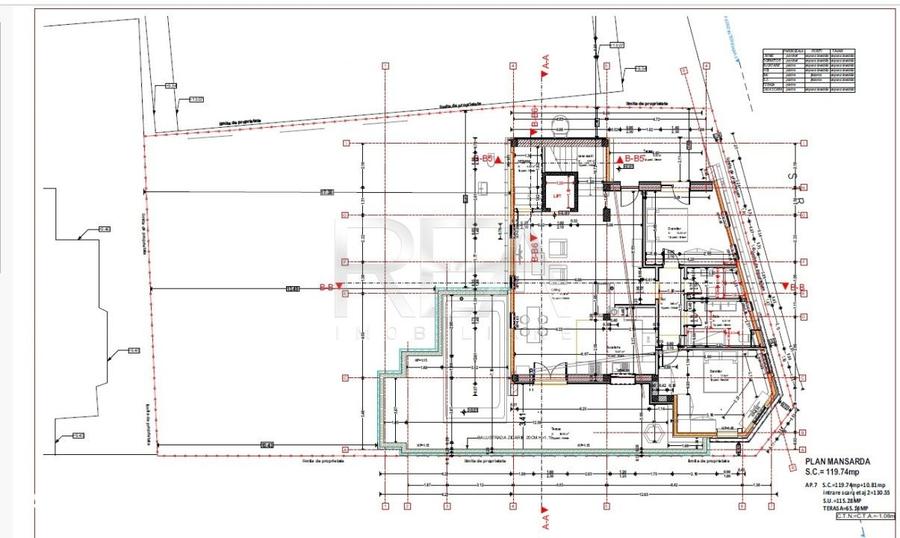 Apartament cu 3 camere în Tineretului