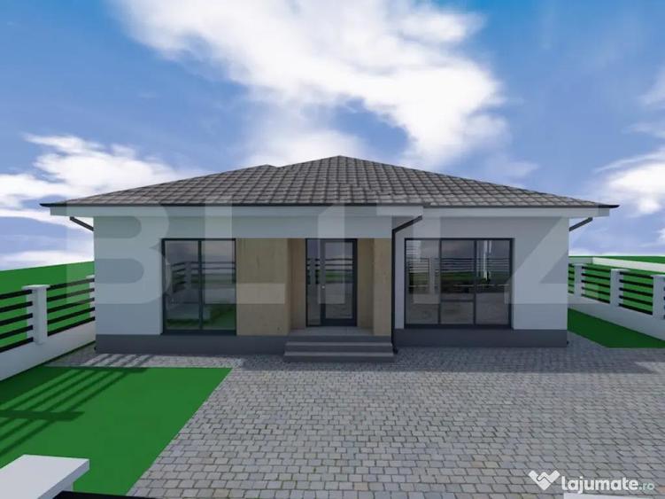 Casă cu 4 camere cu Teren 600 Mp în Unirea