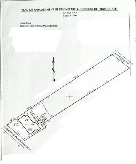 Teren intravilan Iasi 1.561 mp Bucium Plopii fara Sot la 2 drumuri - 3
