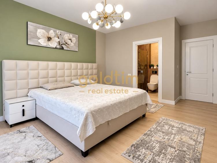 Apartament cu 4 camere semidecomandat, mobilat în Băneasa