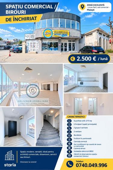 Spațiu comercial, de 310 mp, în Sud
