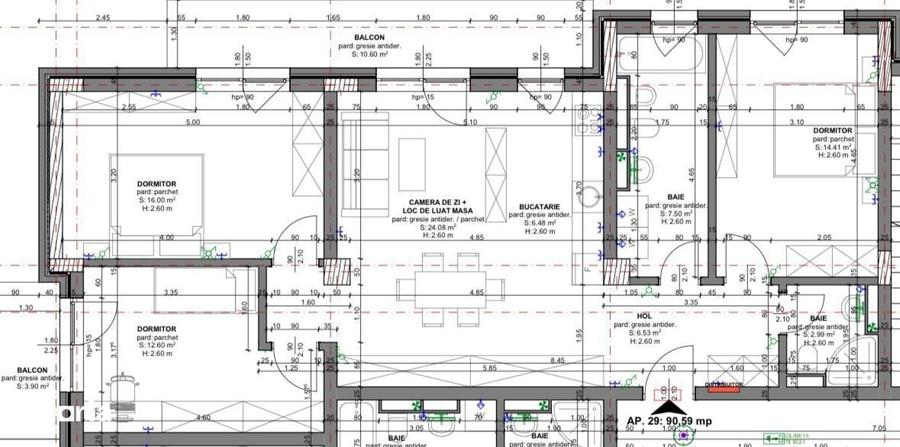 Apartament 4 camere, 90 mp, etajul 1, Beta Residence - 7