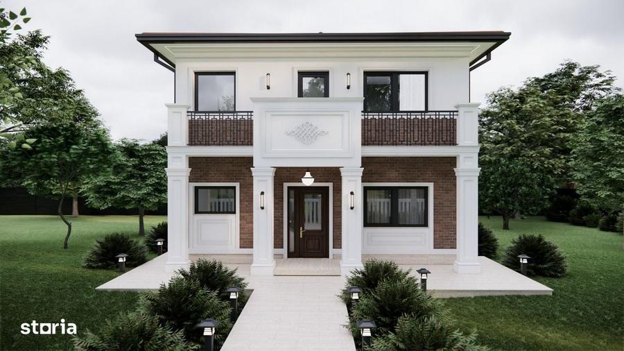 Casă cu 4 camere cu Teren 600 Mp în Tomești