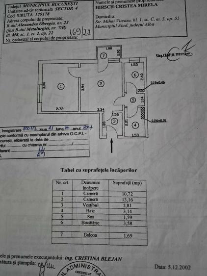 Vand ap 2 camere Dragos Mladinovici sect.4 - 7