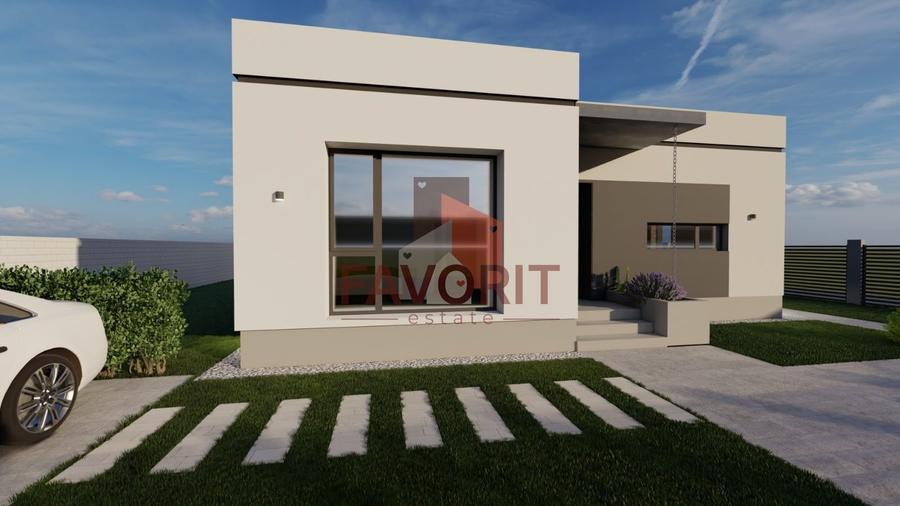 Casă individuală cu 3 camere cu Canalizare în Sânmihaiu Român