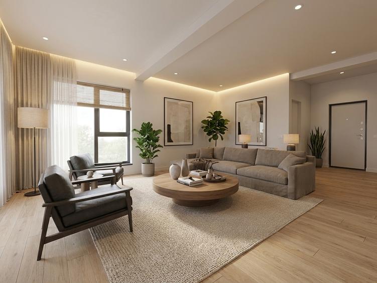 Apartament cu 3 camere semidecomandat în Moșnița Nouă