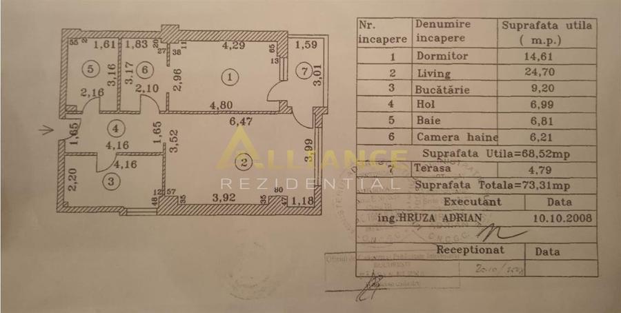 Apartament cu 2 camere decomandat, mobilat în Ghencea