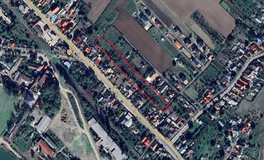 Teren de 4810 mp, în Vernești