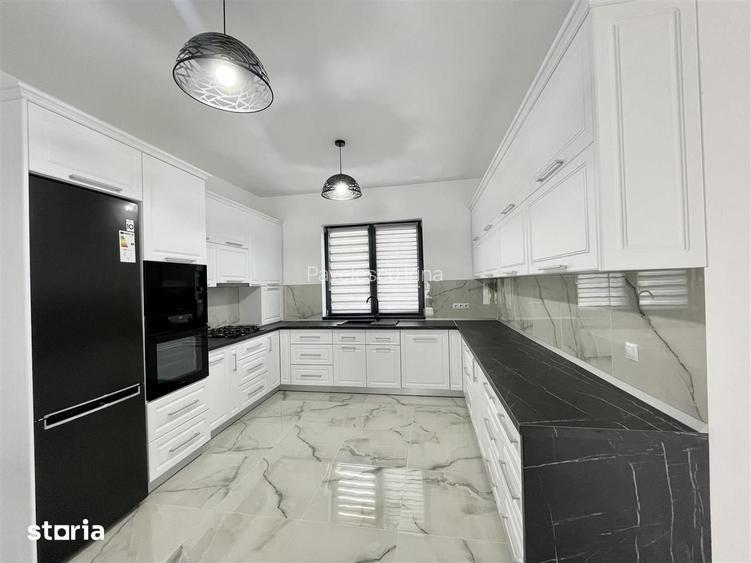 Casa premium, noua, 3 dormitoare, curte -200 mp, incalz. pardoseala