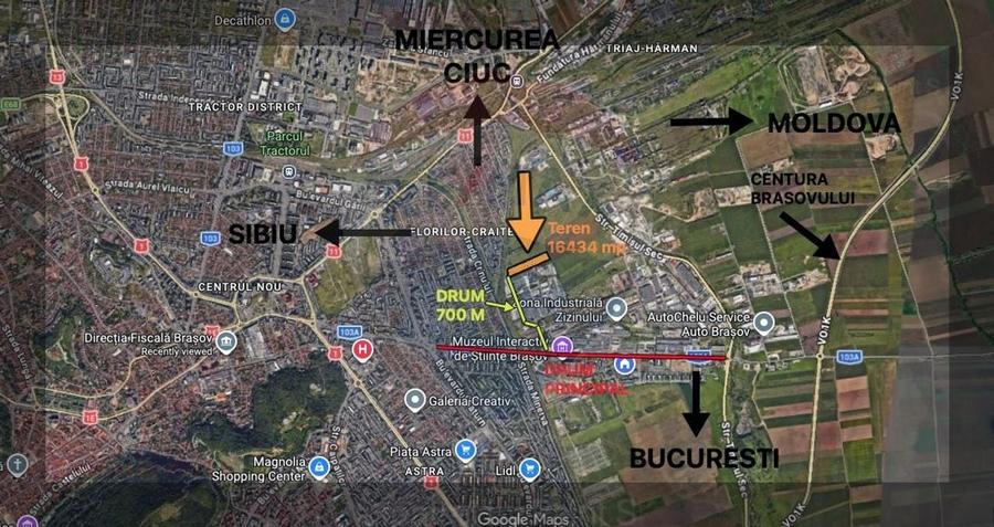 Teren Construcții intravilan de 16434 mp, în Uzina 2