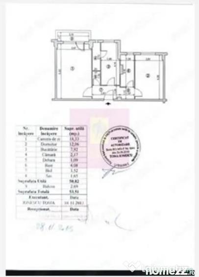 Apartament cu 2 camere decomandat în Tineretului
