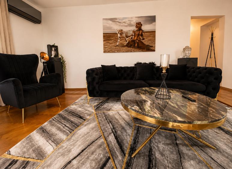 Apartament cu 3 camere semidecomandat, mobilat în Primăverii