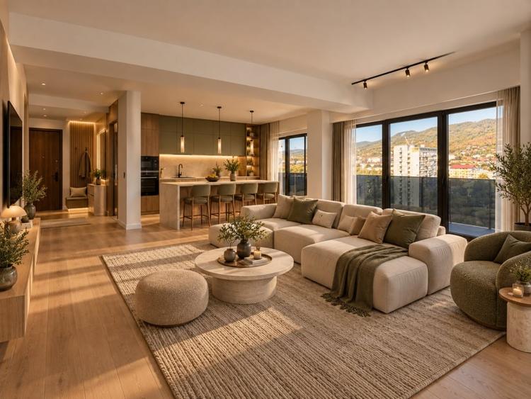 Apartament cu 2 camere decomandat în Central