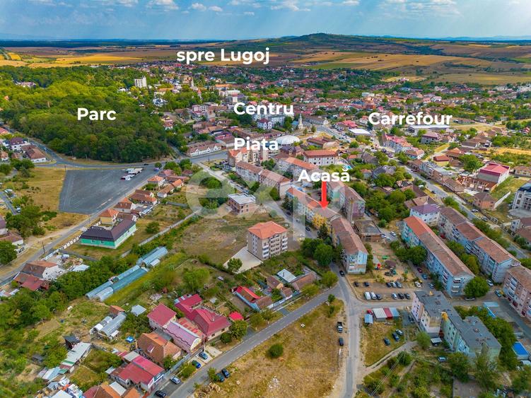 Apartament cu 3 camere decomandat în Buziaș