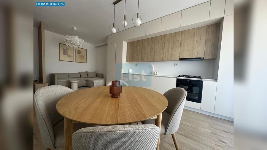 Apartament cu 2 camere semidecomandat, mobilat în Florești