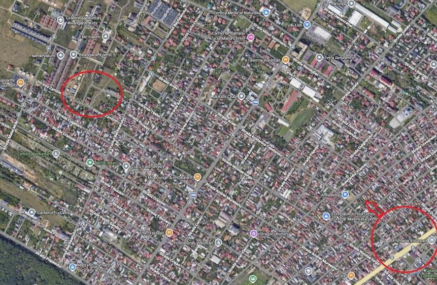 Teren Construcții intravilan de 880 mp, în Vest