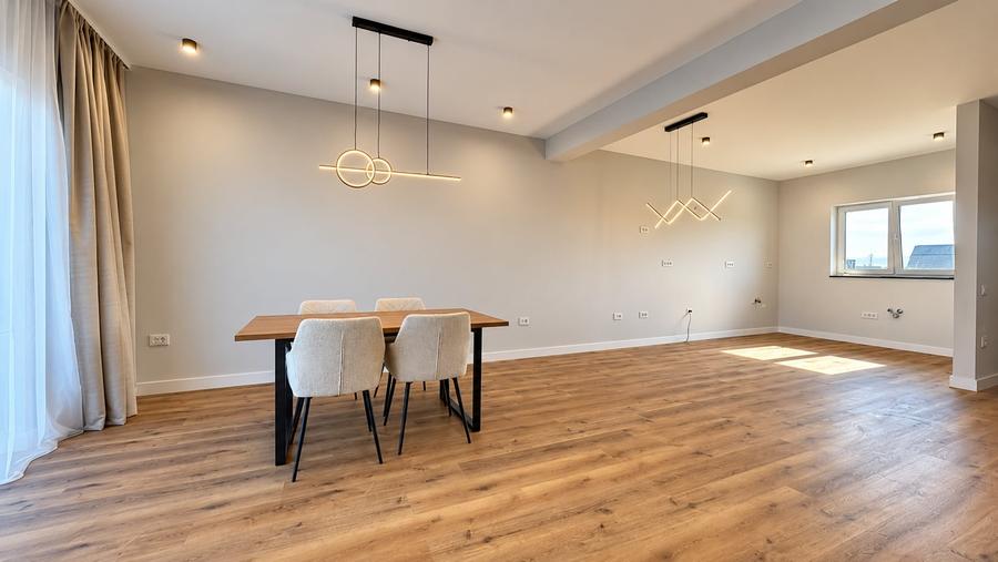 Duplex cu 4 camere cu Canalizare în Moșnița Nouă
