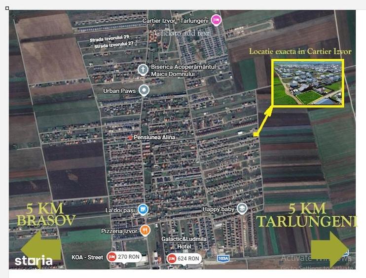 Teren de 608 mp, în Tărlungeni