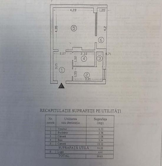 Garsonieră decomandată, mobilată în Drumul Taberei